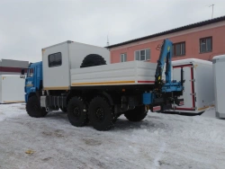 Mobile workshop, autolab type 6706, modification 67064E with CMU manufactured by "Ural Lifting Mechanism Plant" Ltd.