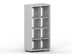 Rack with square cells