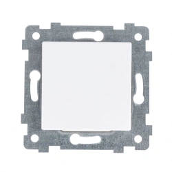 "AKSIOMA" Switch mechanism of single-key on/off switch S110-447. C110-447, colour white