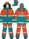 Women's suit (jacket, trousers) for protection against low temperatures, general industrial contamination and mechanical effects