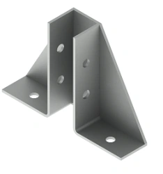 Delta support SM-FD1-3, with overall dimensions from 218x48x152 mm to 238x48x152 mm, metal thickness 4,0 mm, stainless steel