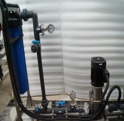 Automated modular membrane-sorption plant for processing of LRW-MMSU-A