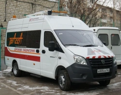 Measuring complexes of mobile road laboratories TRASSA 2 on the basis of: GAZelle NEXT buses (A62R33, A65R23, A65R33, A65R52).