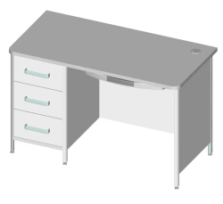 Wall-mounted table for doctor-laboratory technician SM-1 "Labromed-3" from laboratory tables "LABROMED-3" according to TU 9452-0