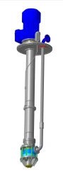 Electric semi-submersible centrifugal sectional electric pump units type VNTSS