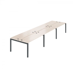 Bench double for 6 workstations AMB-004.60-6
