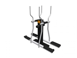 Stationary outdoor fitness equipment "Double skis" Romana 207.21.02