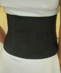 Semi-rigid fixation corset
