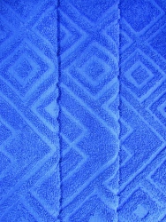 Ready-made cotton terry linen fabrics, smooth-dyed.