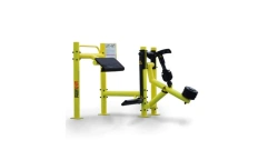 Outdoor exercise equipment Glute machine with variable load