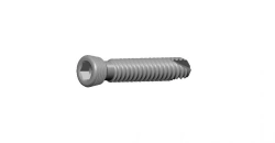 Cortical screw Ø 3,5 mm, with conical thread, length from 15 to 50 mm, spacing 5 mm, article number 85.03.XX