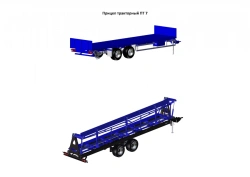 Tractor trailer Tonar mod. PT 7 with axle units model PT 5