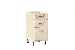 Alexandria LD.249130.000 Front 3 drawers 400 (Lento leather)