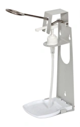 Elbow dispenser for antiseptic medical "Ecology- Standard with drop collection tray"