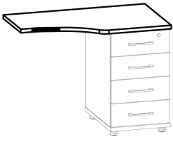 Top for cabinet 8605 p/l Series "Galant"