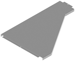 Reduction cover of the right sheet tray KL 000x00 P, with overall dimensions from 200x100 mm to 600x300 mm, with metal thickness