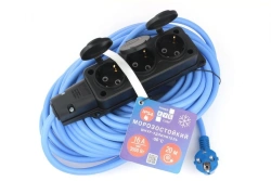 Frost-proof extension cord in a cove "PowerCube" 16A, 3p s/c, 20m, IP54