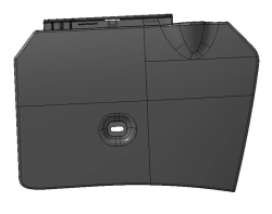 Air conditioner side cover assembly 96809352ZD