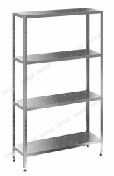 Kitchen shelving unit perforated SKS (Kitchen shelving unit - standard with perforation SKSn)