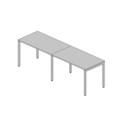Children's table on metal frame
