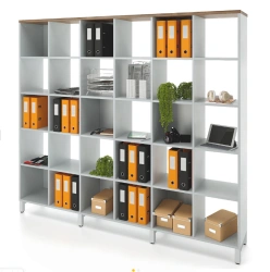 MIX ZAMM shelving system on metal frame 2X2