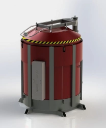 Shaft type electric resistance furnace SSZ