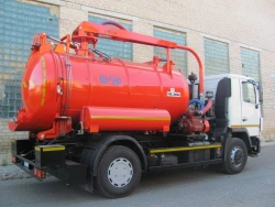 Slush truck KO-530-21 (based on chassis MAZ-5340C2, MAZ-534025)
