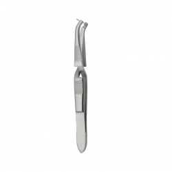 TP-03-260-12,5 Forceps for application and removal of metal staples, curved, 125 mm