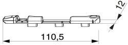VEKA locking strip, item no. 373546