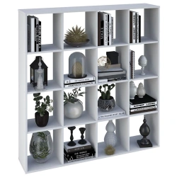 Polini Home Smart Cube 16-piece shelving unit, white, article number 0001695.9