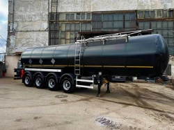 Tank semi-trailer of model 9751H5 for transport and temporary storage of dangerous goods (4-axle)