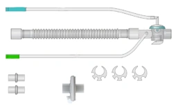 Respiratory devices for joint use with anaesthetic and resuscitation equipment, version: p