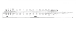 Curved frame rail with straight shank t. R65 of project LPTP.668.342.001-07