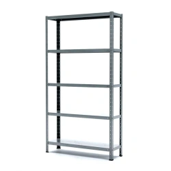 Metal shelving unit