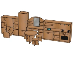 Play Furniture Set ''Living Room'' / BAT10