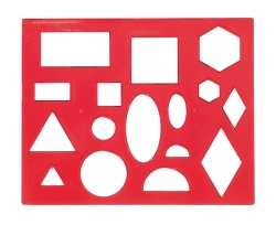 Stencil of geometrical figures ?1
