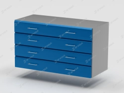 Pro TP series laboratory cabinet (with wide drawers)
