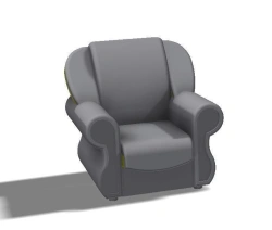 Children's upholstered armchair TV-BKDM-5.32.01