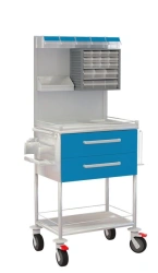 Medical manipulation table according to TU 32.50.30-027-69573749-2021, article number DM-4-110-25.K2.F4 with accessories