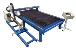 Plasma cutting machine with integrated pipe cutter module "Basic" PRT1530