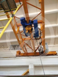 Electric wire rope hoists of TE type with lifting capacity from 1 tonne to 25 tonnes inclusive