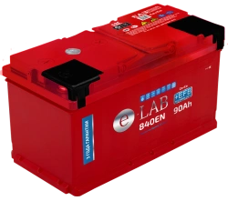 Lead battery for starting piston engines AKB 6ST- 90 "ELAB + EFB"