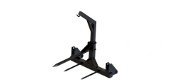 Replacement working device for SNU-550 universal mounted loader-loader: device for loading bales and containers