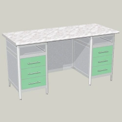 Two-desk writing desk model STD-L4