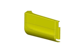 Front partition inner upper panel