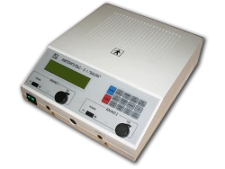 LOW-FREQUENCY PHYSIOTHERAPY APPARATUS FOR EXPOSURE TO SINUSOIDAL CURRENTS OF SOUND FREQUENCY "AMPLIPULSE - 5.1 "MAYAK".