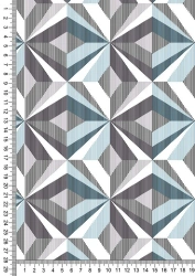 Synthetic knitted fabric (XL-50%, PE-50%) printed, culirnoe