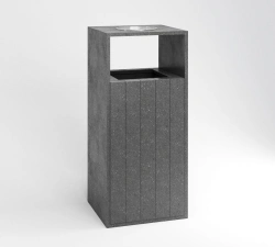 Ecourne with textured ashtray
