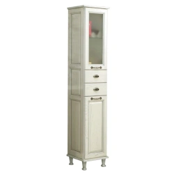 Cupboard - column Aquaton Gerona left cabinet - column white silver 1A158903GEM2L1.A158.9.03G.EM2.L