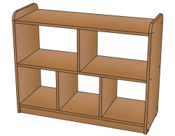 Shelving unit "K-4" H=700 from the set "Fortress" / SZh71
